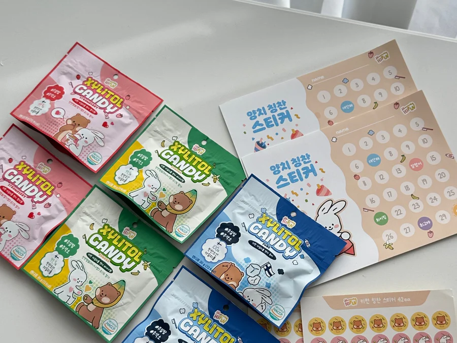 양치 후 즐기는 달콤한 무설탕 캔디, 키펀 자일리톨 캔디